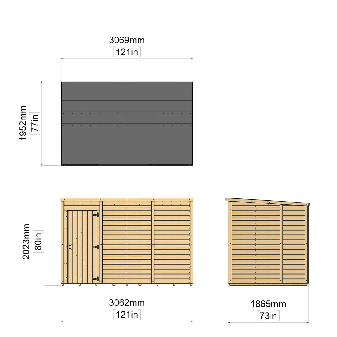 Storehaus Garden Shed With No Windows