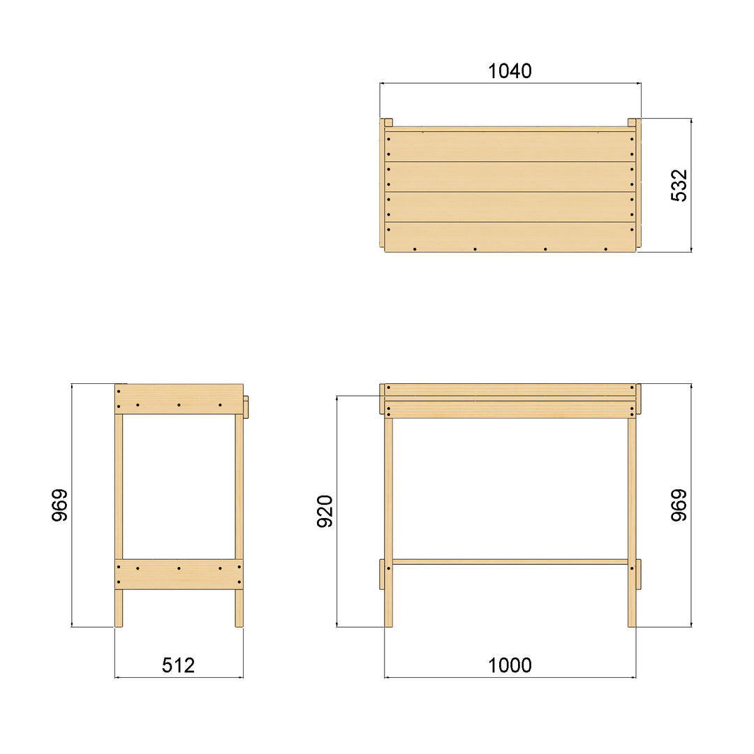 OG Garden Potting Table Workbench