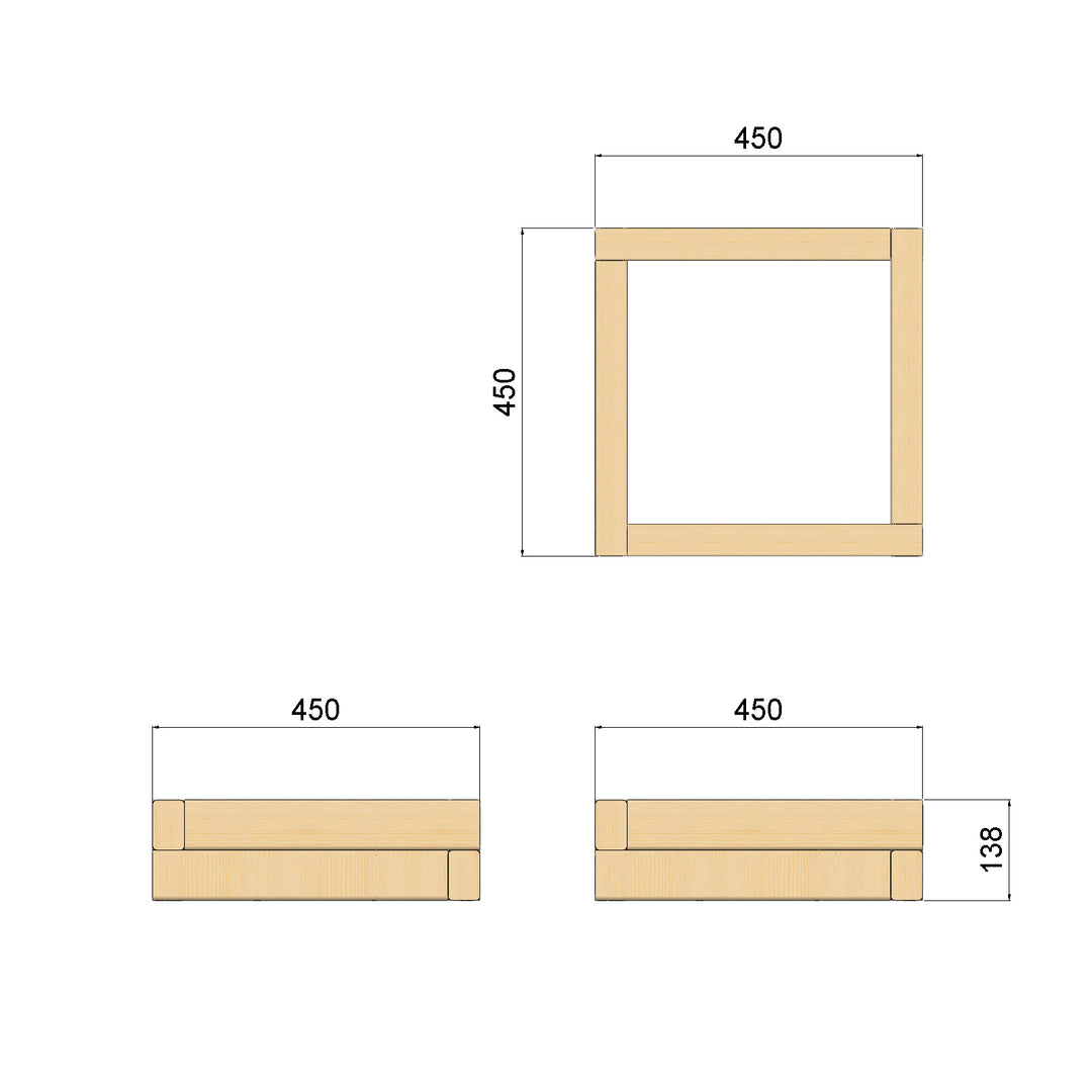 OG Square Garden Planters