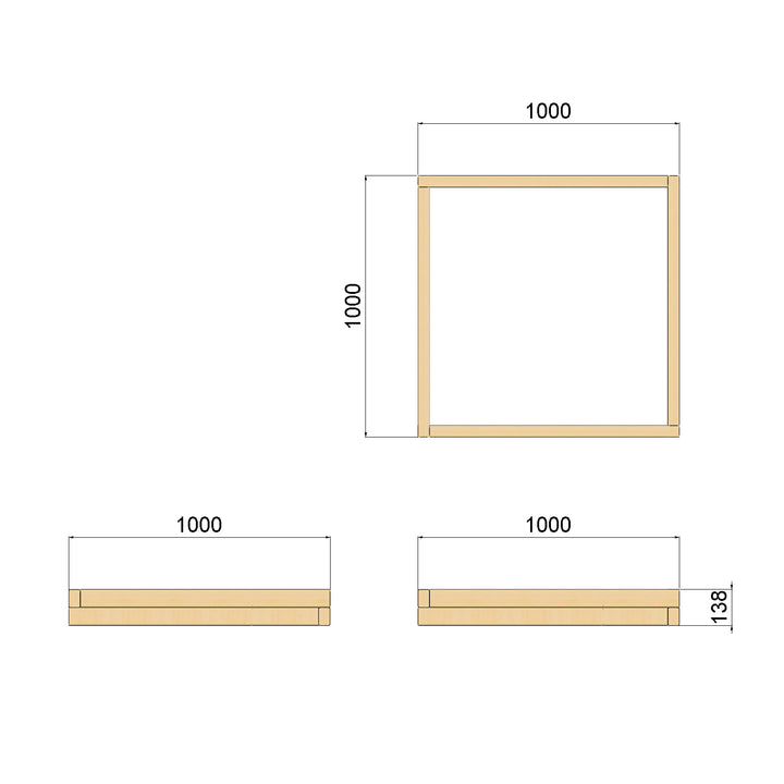 OG Square Garden Planters