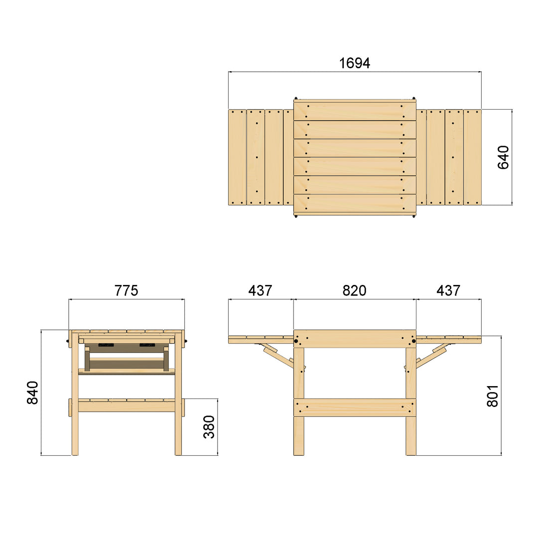 OG Pizza Oven Table