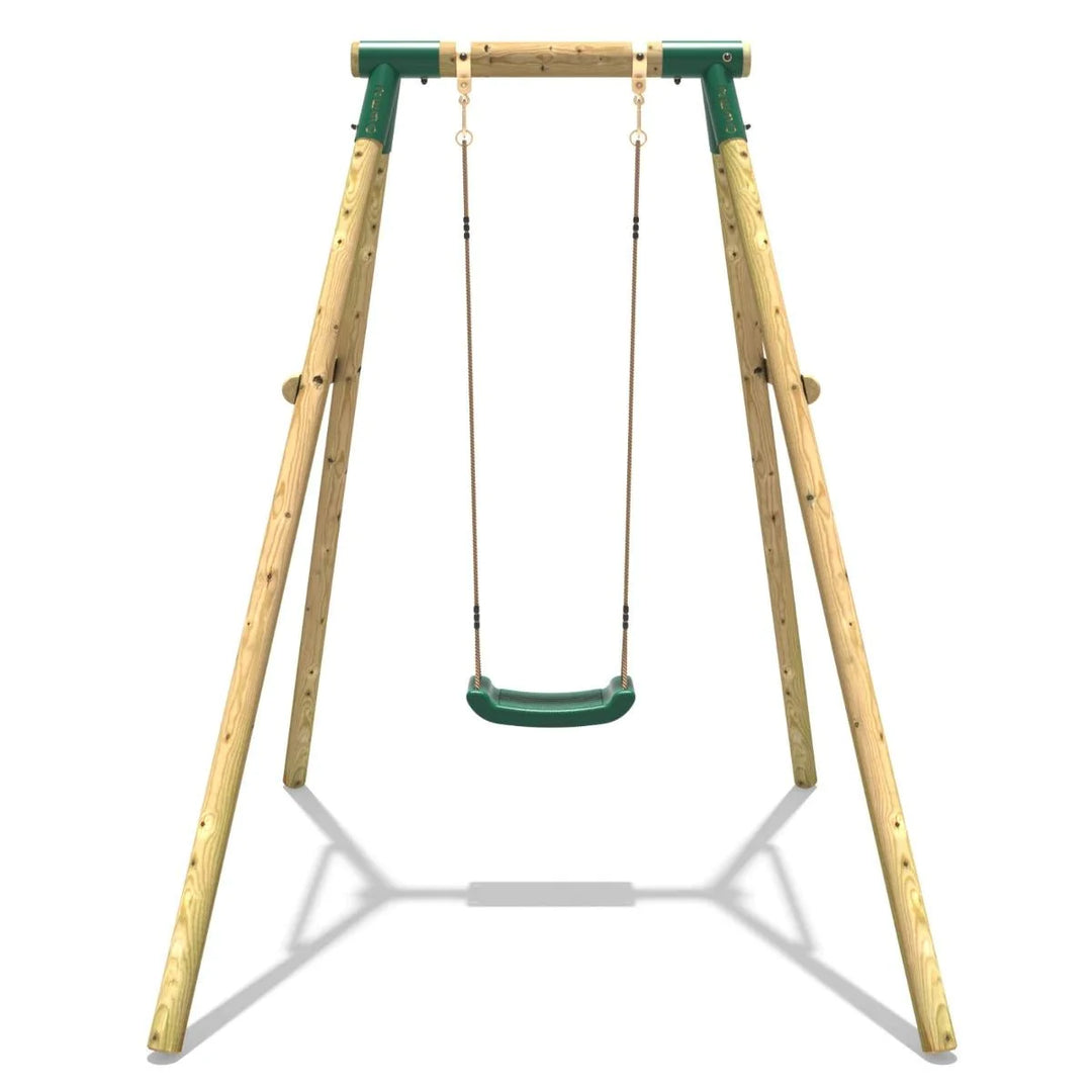 Rebo Wooden Single Garden Swing Set