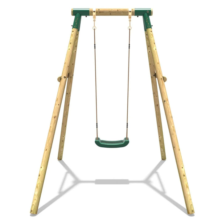 Rebo Wooden Single Garden Swing Set