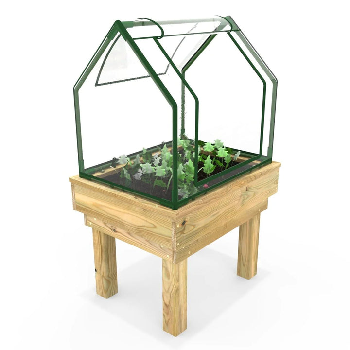 Rebo Kids Garden Planter with Single Greenhouse