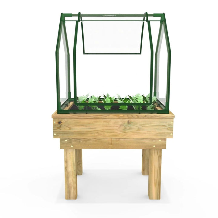 Rebo Kids Garden Planter with Single Greenhouse