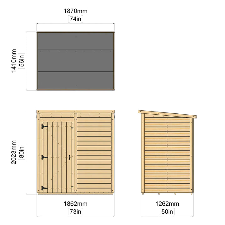 Storehaus Garden Shed With No Windows